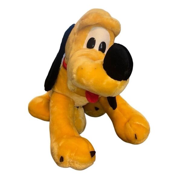 Vintage Disney Large Oversized Plush Pluto Dog Stuffed Animal Toy Collectible - Picture 1 of 6